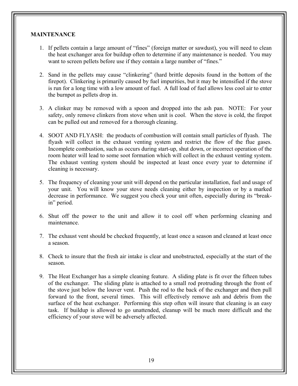 American Energy Systems Country Flame Little Rascal User Manual | Page 19 / 35