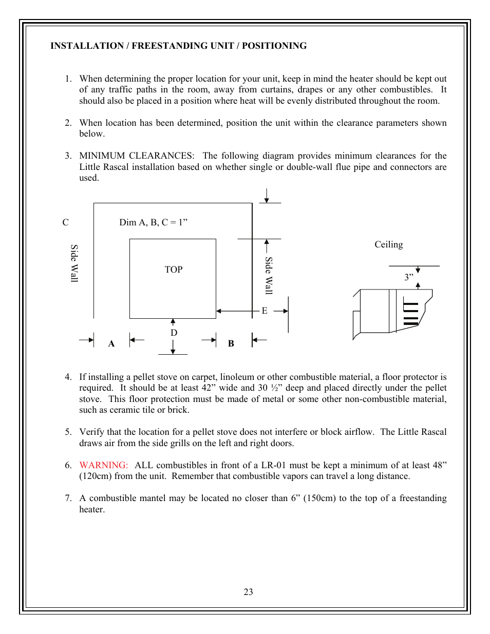 American Energy Systems Country Flame Little Rascal User Manual | Page 23 / 35