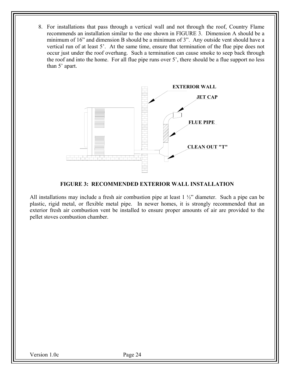 American Energy Systems Country Flame Little Rascal User Manual | Page 24 / 37