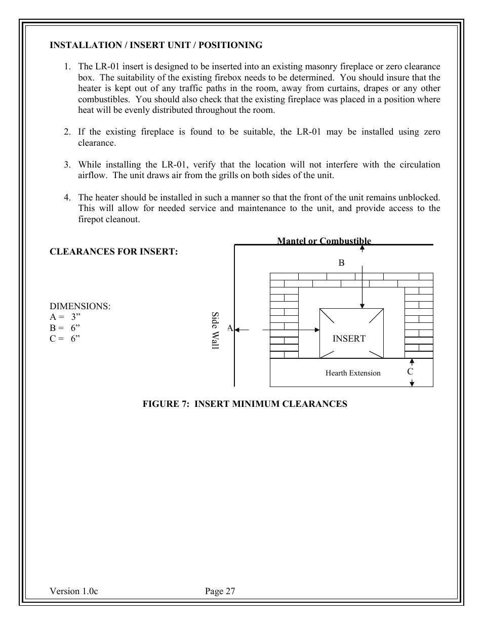 American Energy Systems Country Flame Little Rascal User Manual | Page 27 / 37
