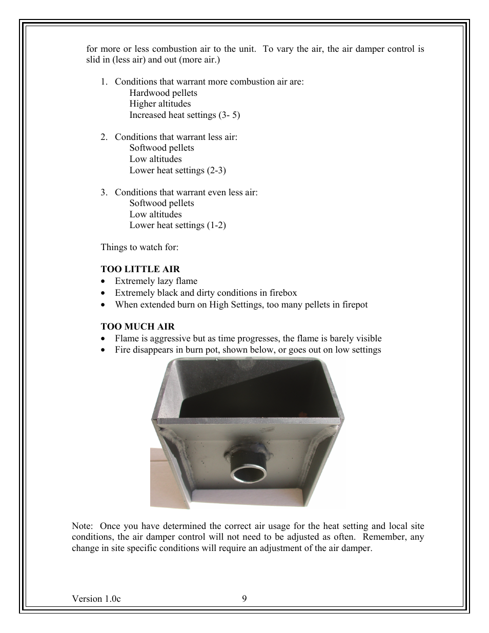 American Energy Systems Country Flame Little Rascal User Manual | Page 9 / 37