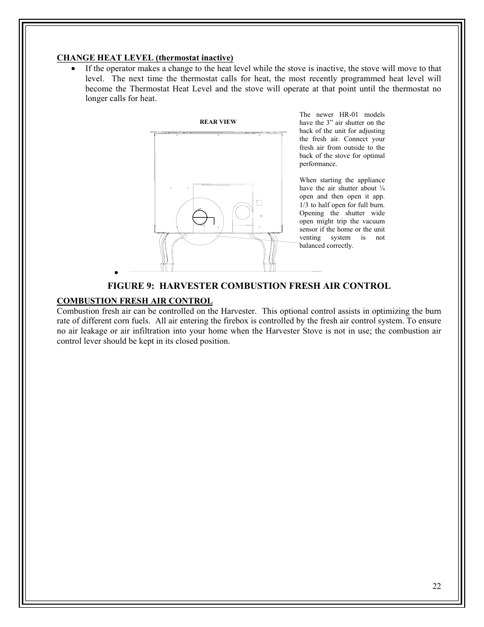 American Energy Systems Harvester User Manual | Page 22 / 44