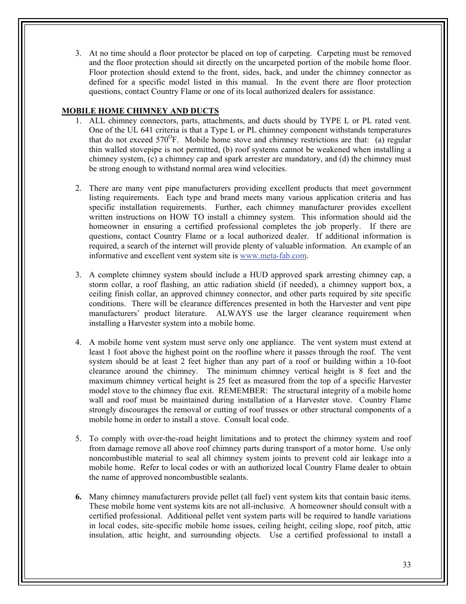 American Energy Systems Harvester User Manual | Page 33 / 44