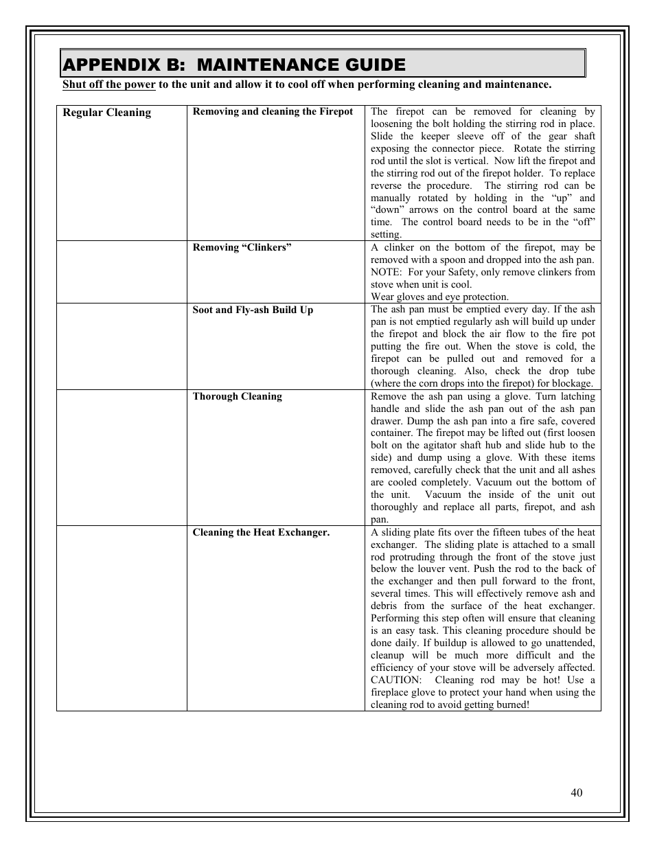 Appendix b: maintenance guide | American Energy Systems Harvester User Manual | Page 40 / 44