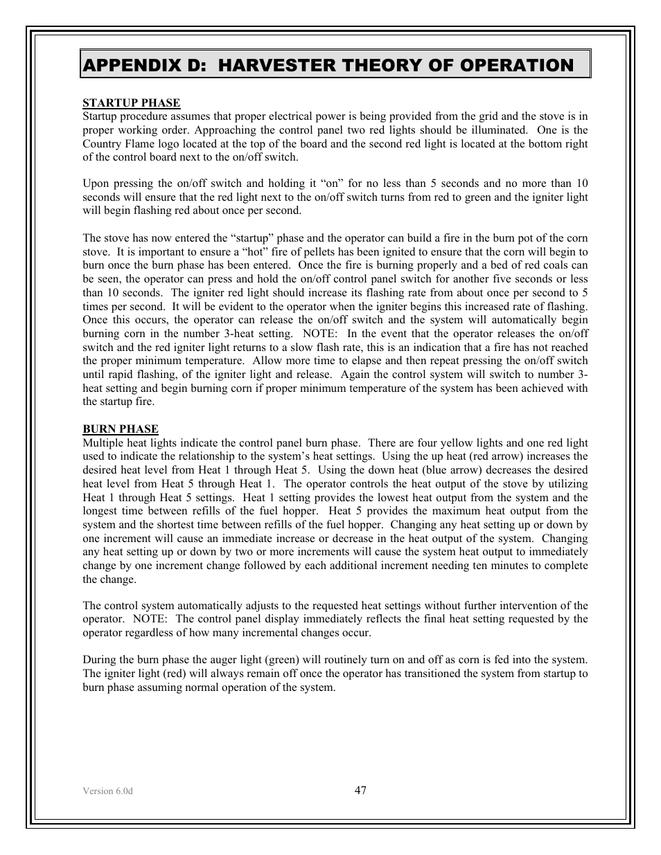 Appendix d: harvester theory of operation | American Energy Systems Harvester User Manual | Page 47 / 57