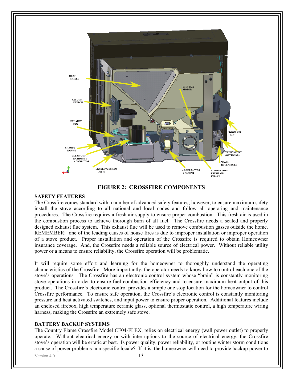 American Energy Systems Crossfire Flex User Manual | Page 13 / 58