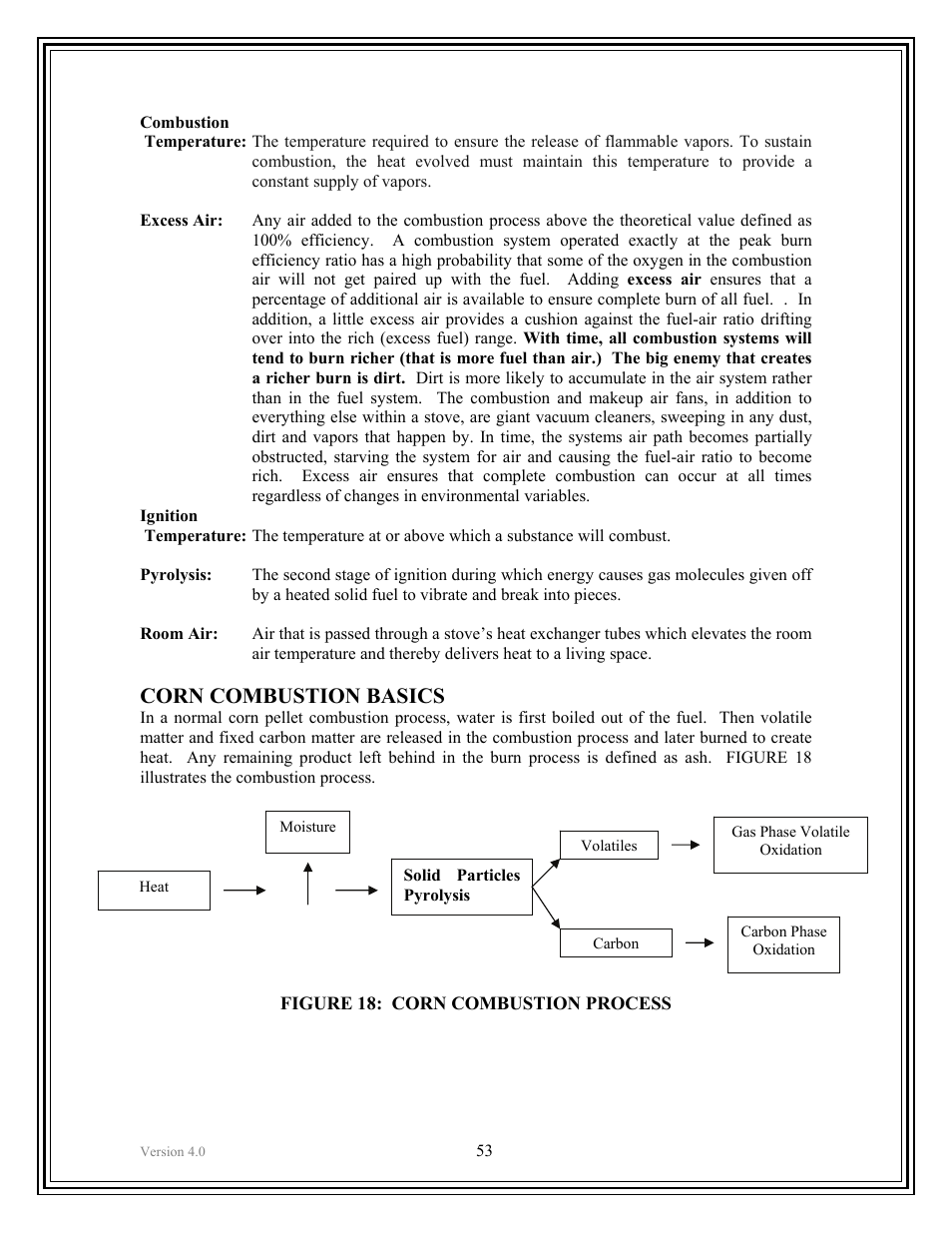Corn combustion basics | American Energy Systems Crossfire Flex User Manual | Page 53 / 58