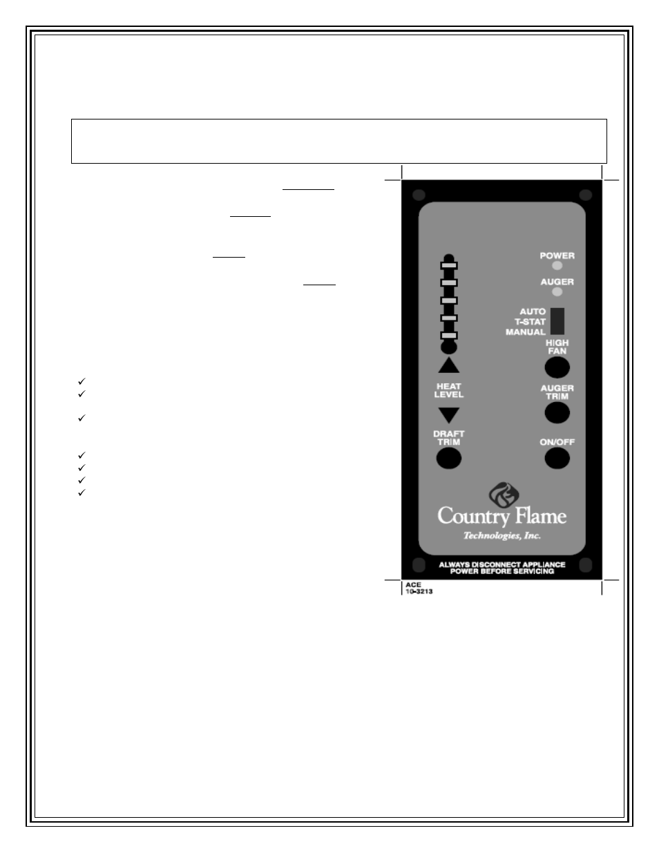 Operating instructions, Without using system igniter) | American Energy Systems Crossfire Flex User Manual | Page 21 / 54