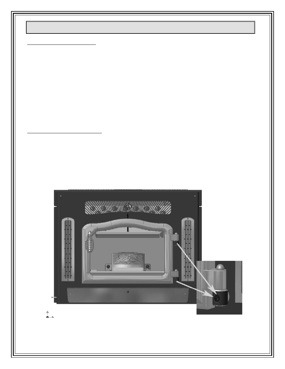 General requirements, Stove door installation, Maintenance requirements | American Energy Systems Crossfire Flex User Manual | Page 37 / 54