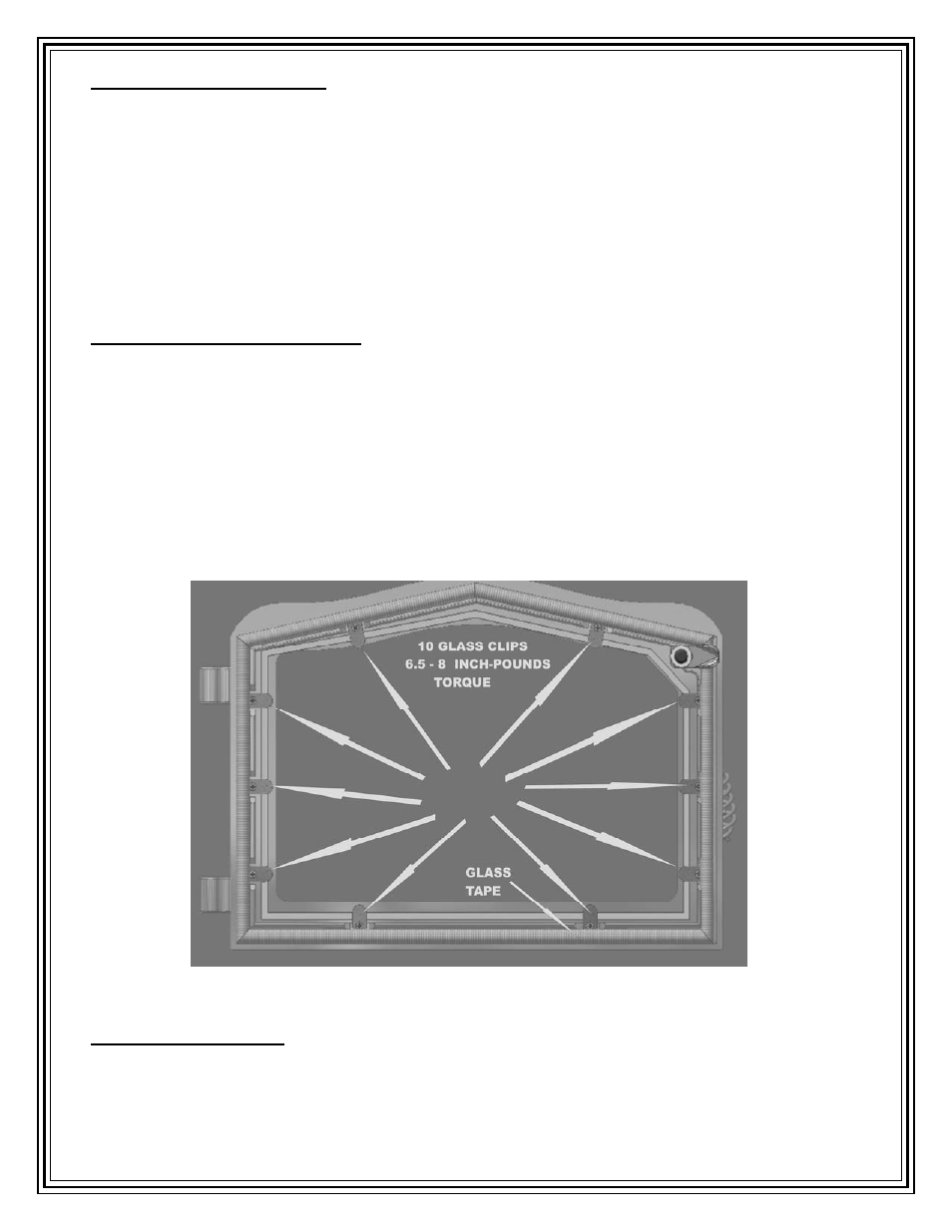 Stove door adjustment, Stove door glass cleaning, Glass replacement | American Energy Systems Crossfire Flex User Manual | Page 38 / 54