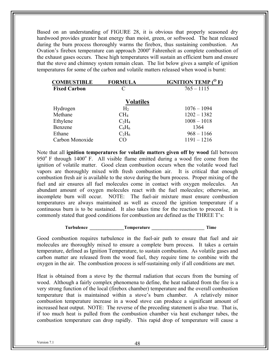 Volatiles | American Energy Systems Ovation User Manual | Page 48 / 52