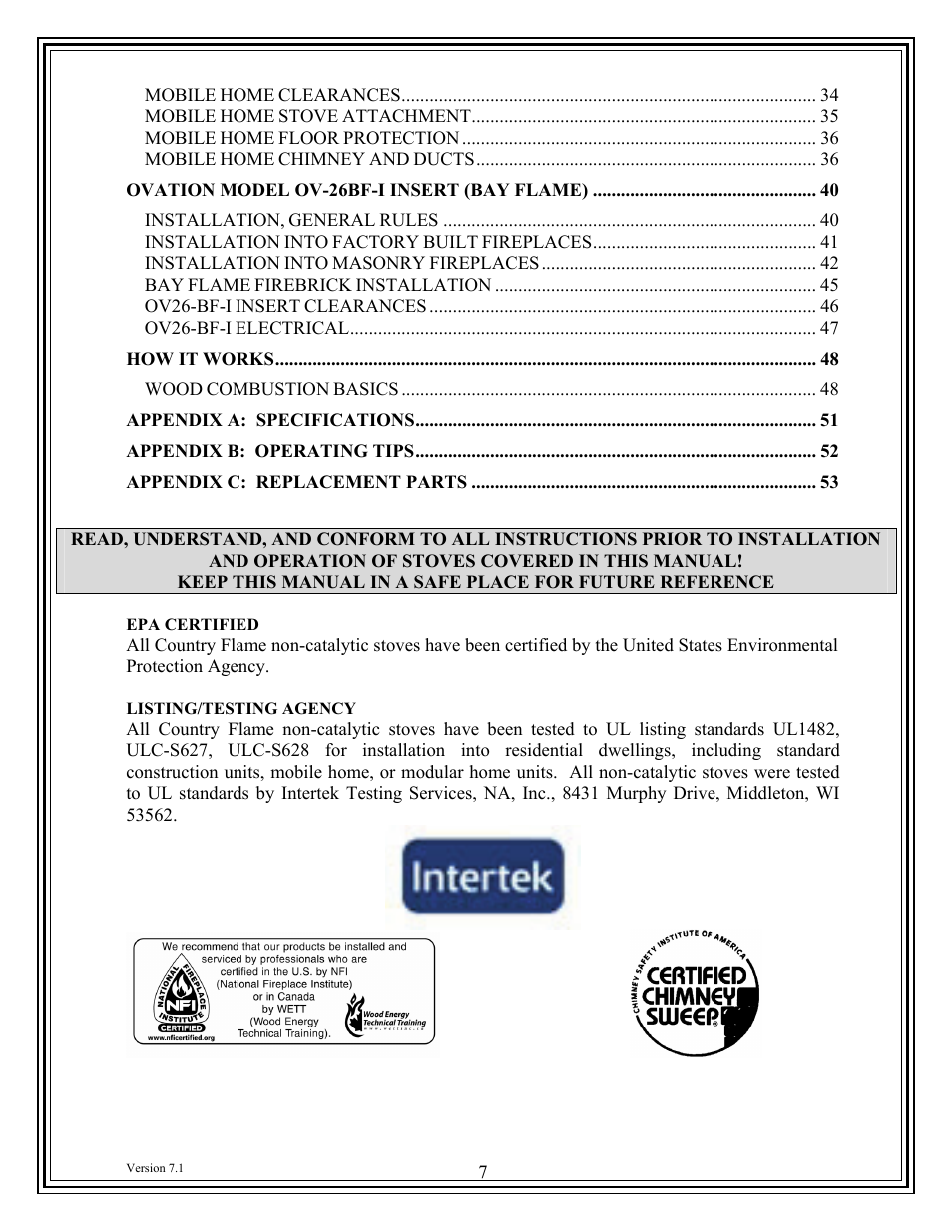 American Energy Systems Ovation User Manual | Page 7 / 53