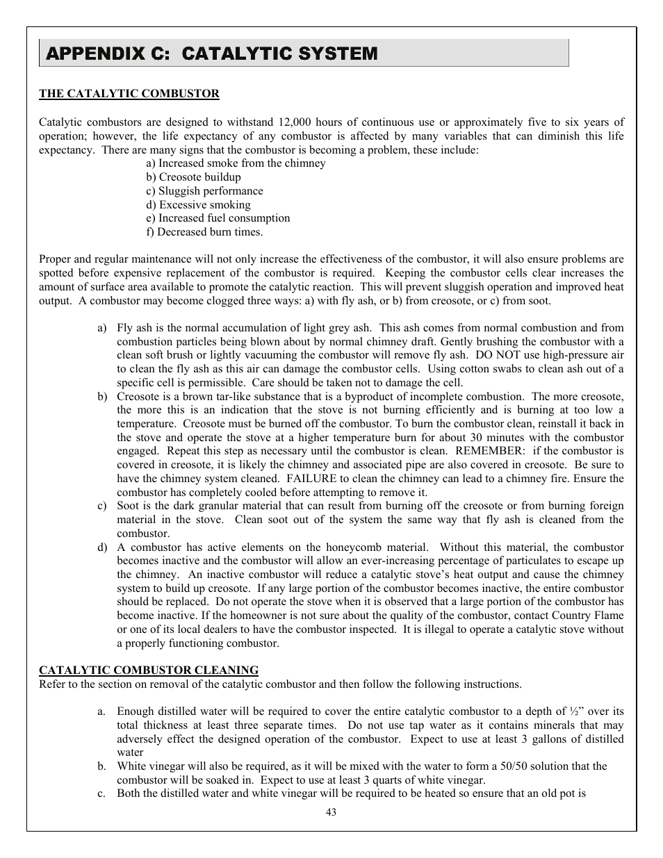 American Energy Systems Catalytic BBF User Manual | Page 43 / 63