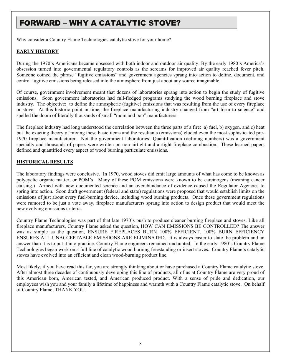 American Energy Systems Catalytic BBF User Manual | Page 8 / 63