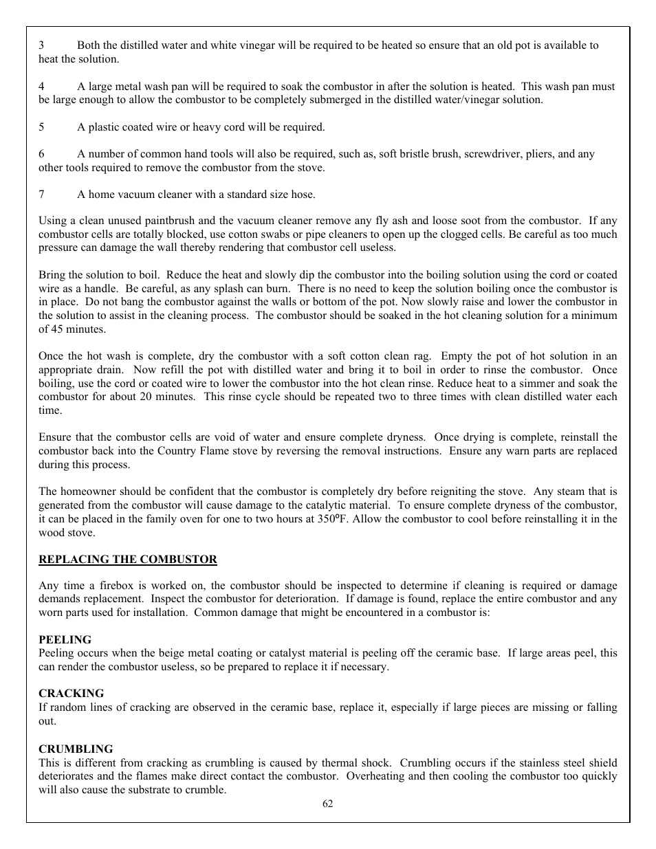 American Energy Systems O2 Catalytic User Manual | Page 62 / 83