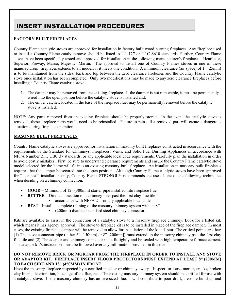 American Energy Systems O2 Catalytic User Manual | Page 14 / 54