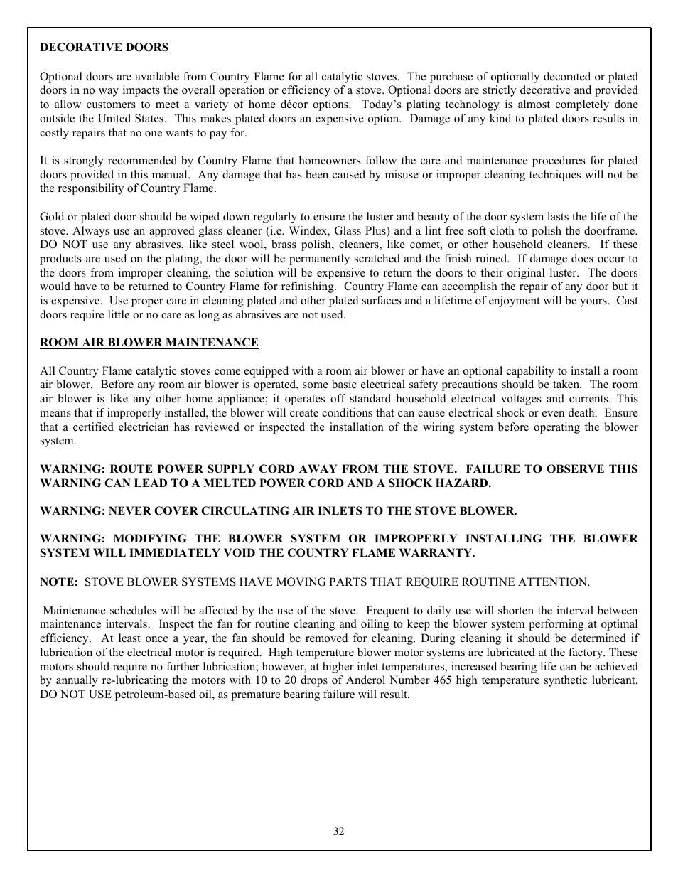 American Energy Systems O2 Catalytic User Manual | Page 32 / 54