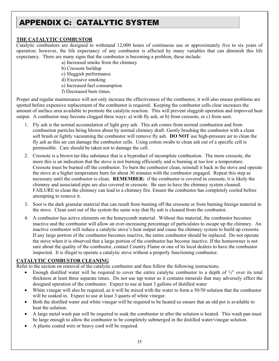 American Energy Systems O2 Catalytic User Manual | Page 35 / 54