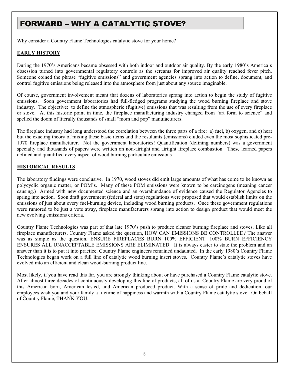American Energy Systems O2 Catalytic User Manual | Page 8 / 54