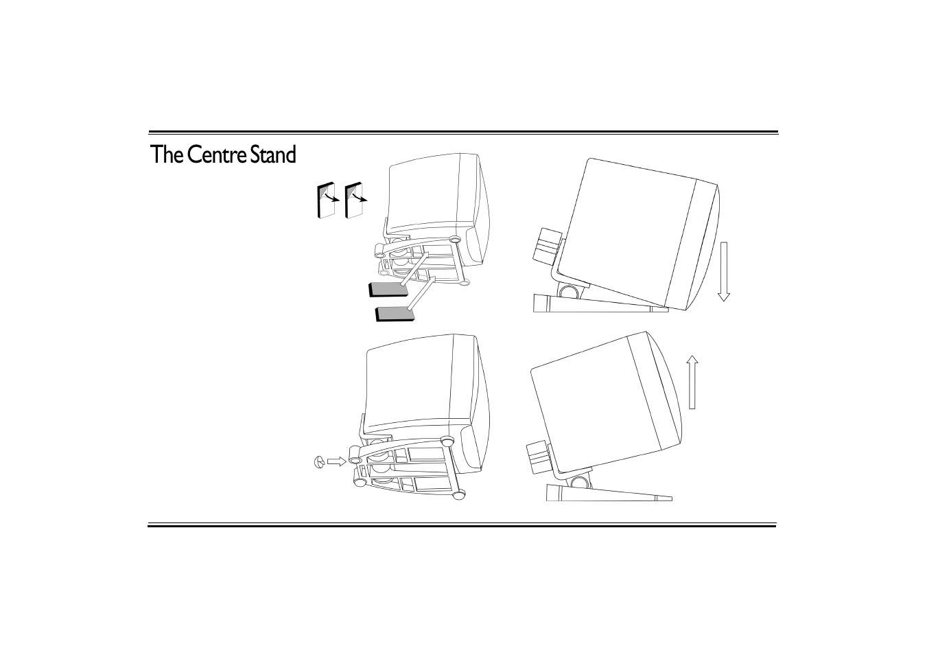 The centre stand | Cambridge Audio 510D User Manual | Page 9 / 20