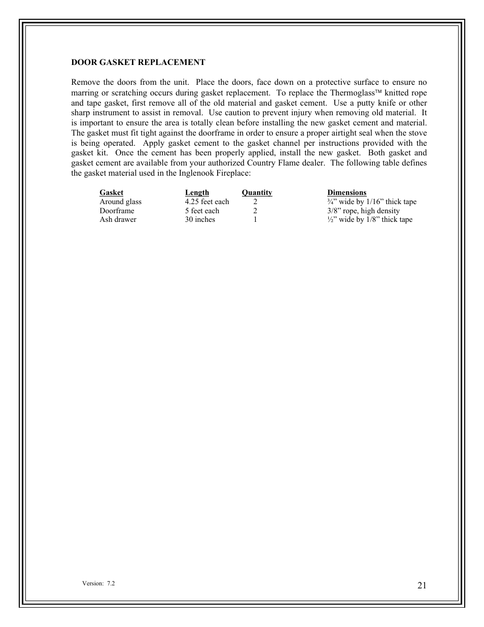American Energy Systems Inglenook User Manual | Page 21 / 52