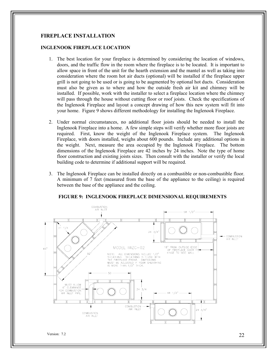 American Energy Systems Inglenook User Manual | Page 22 / 52