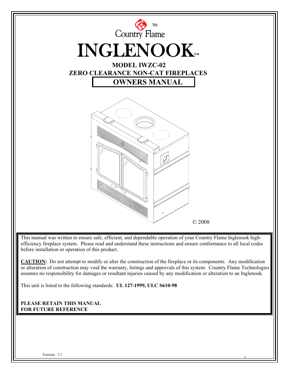 American Energy Systems Inglenook User Manual | 53 pages