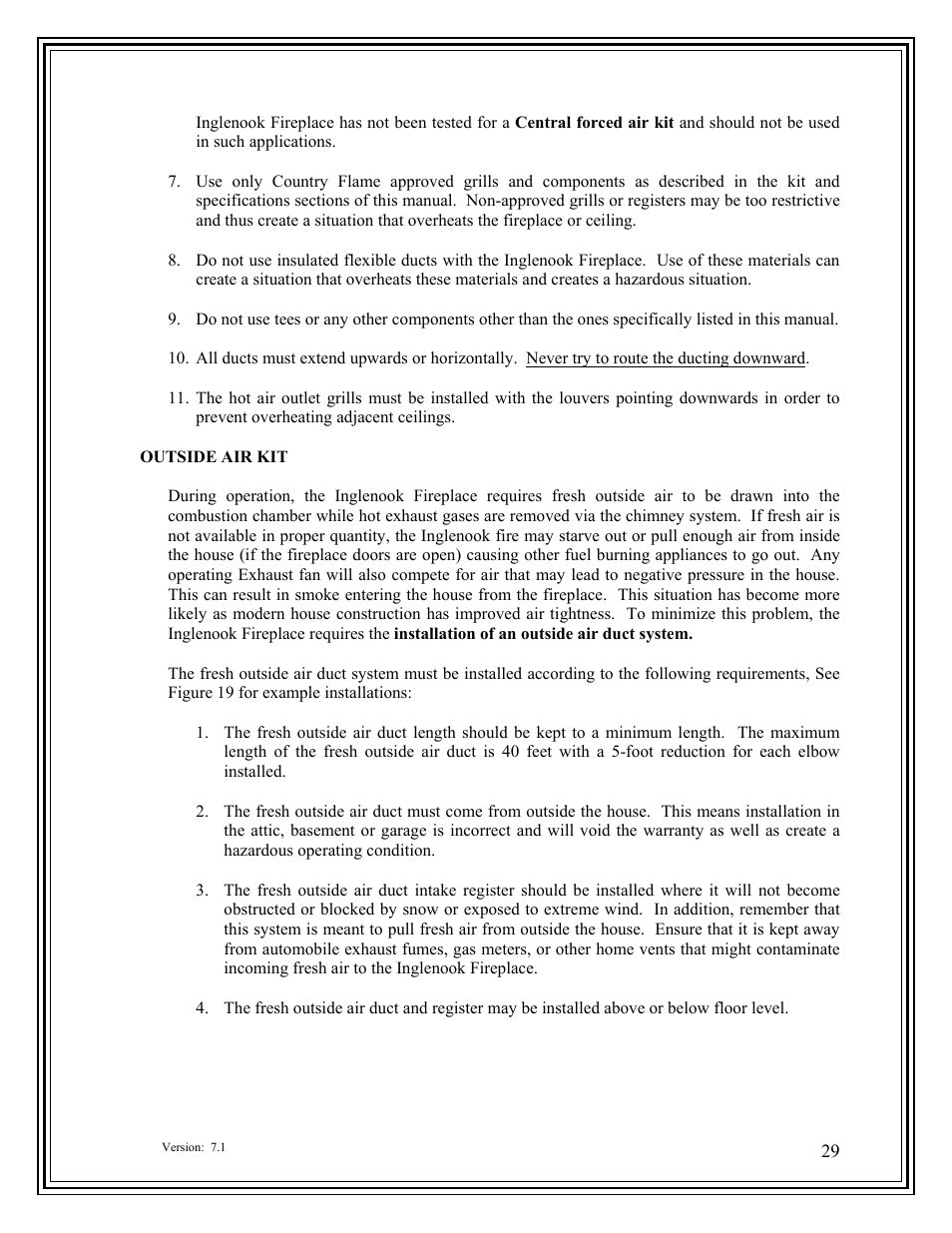 American Energy Systems Inglenook User Manual | Page 29 / 53