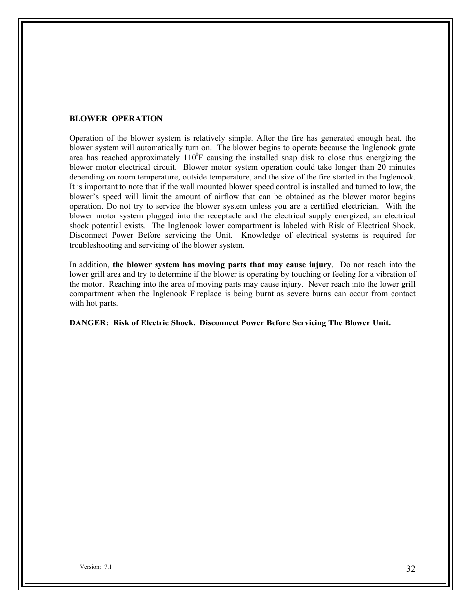 American Energy Systems Inglenook User Manual | Page 32 / 53