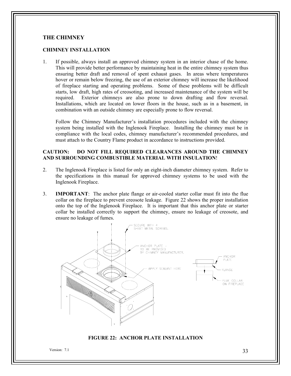 American Energy Systems Inglenook User Manual | Page 33 / 53