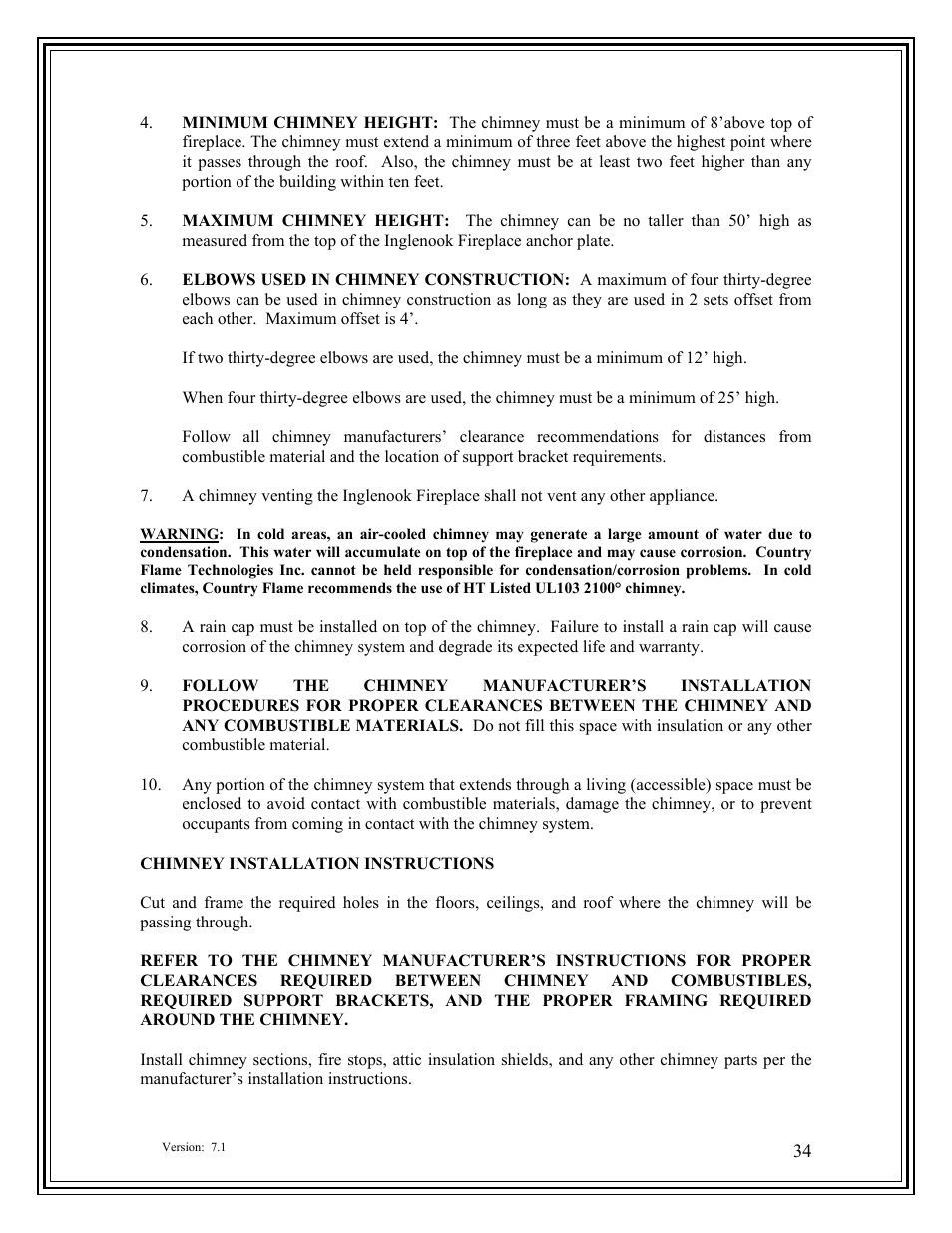 American Energy Systems Inglenook User Manual | Page 34 / 53