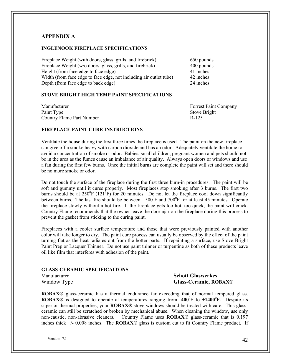 American Energy Systems Inglenook User Manual | Page 42 / 53