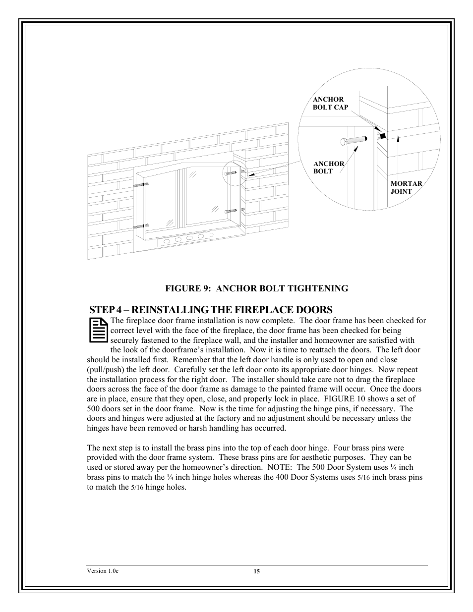 American Energy Systems Universal Doors User Manual | Page 25 / 28