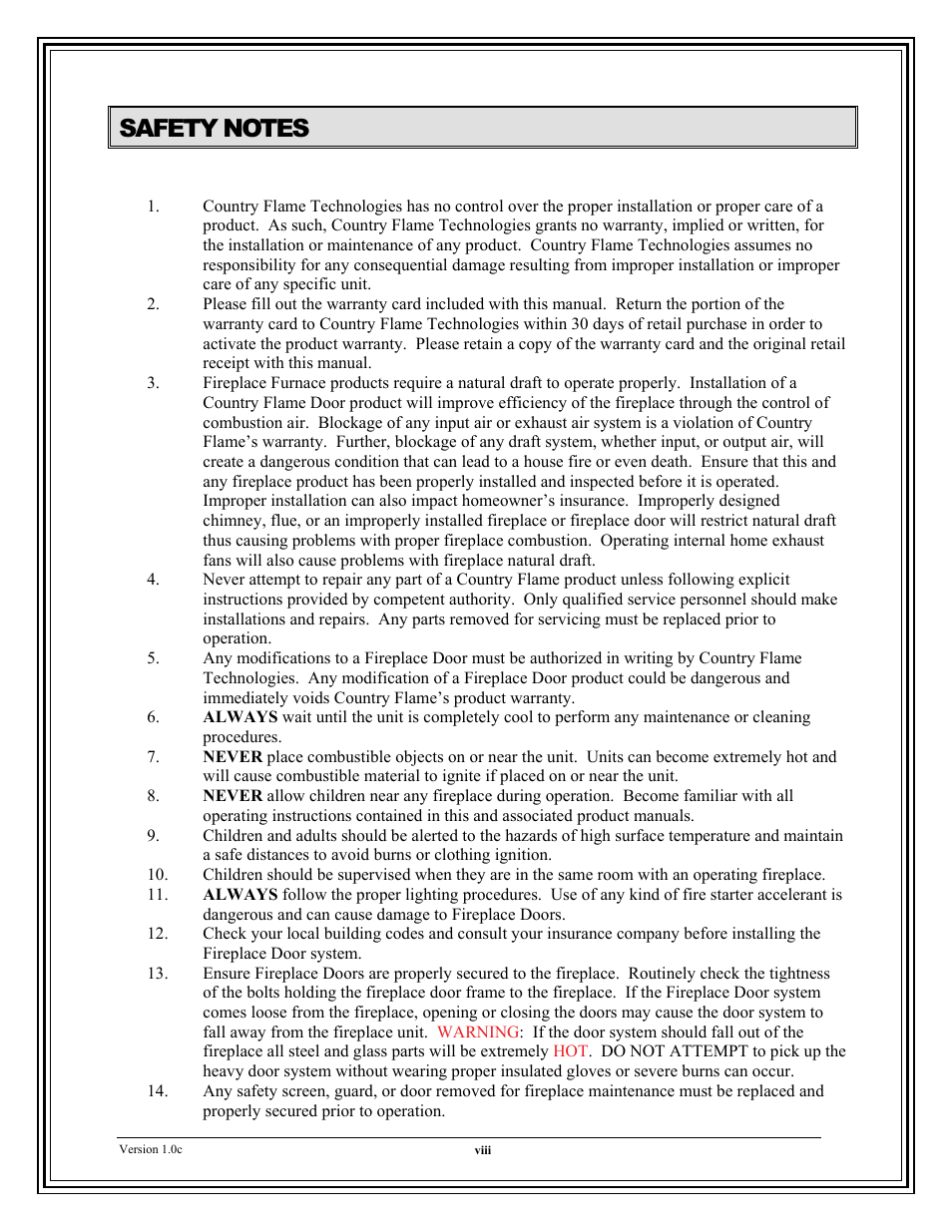 American Energy Systems Universal Doors User Manual | Page 8 / 28
