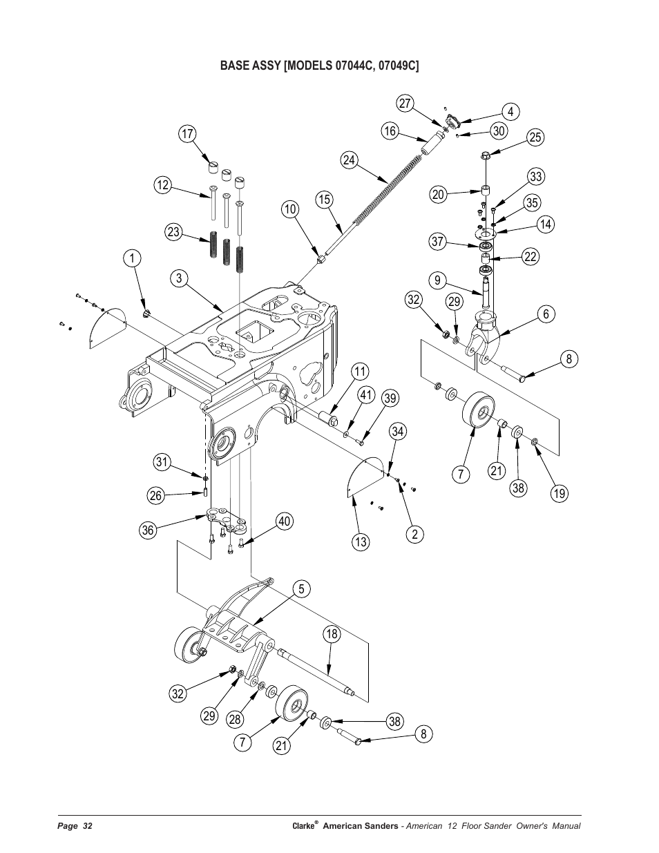 American Sanders American 12 Drum Sanders User Manual | Page 32 / 40