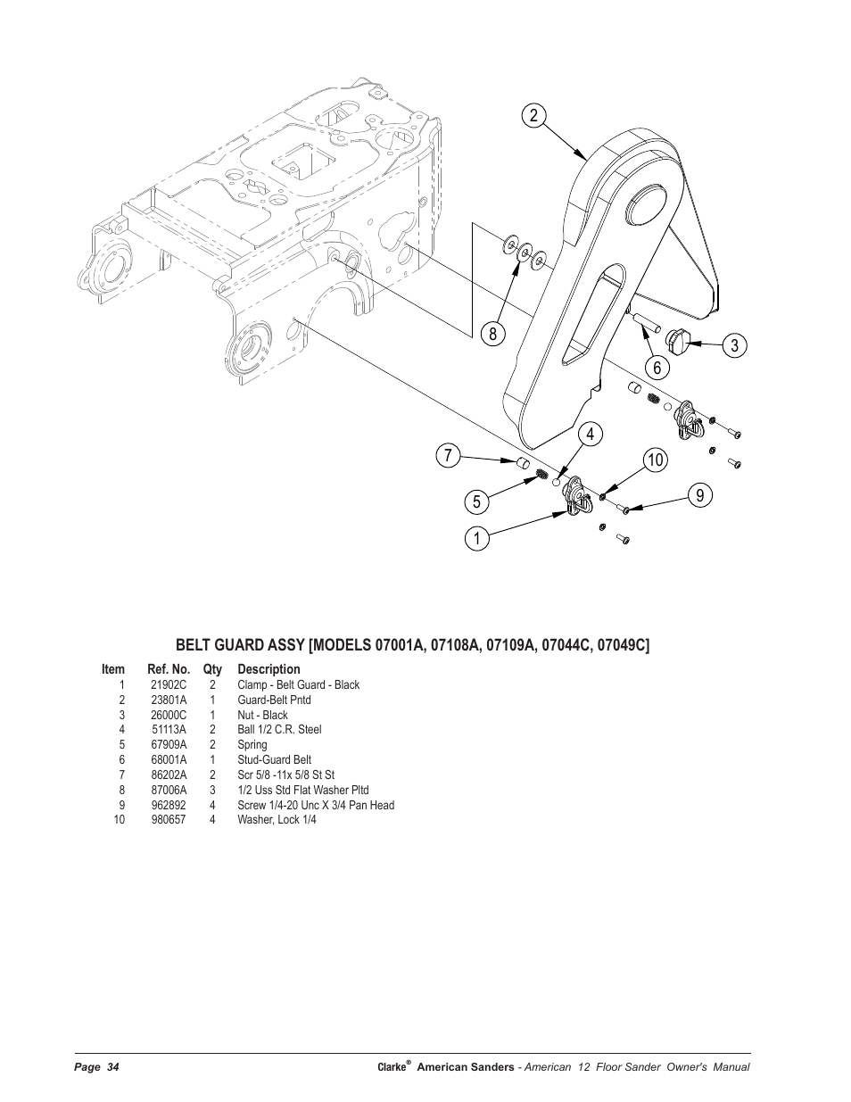 American Sanders American 12 Drum Sanders User Manual | Page 34 / 40