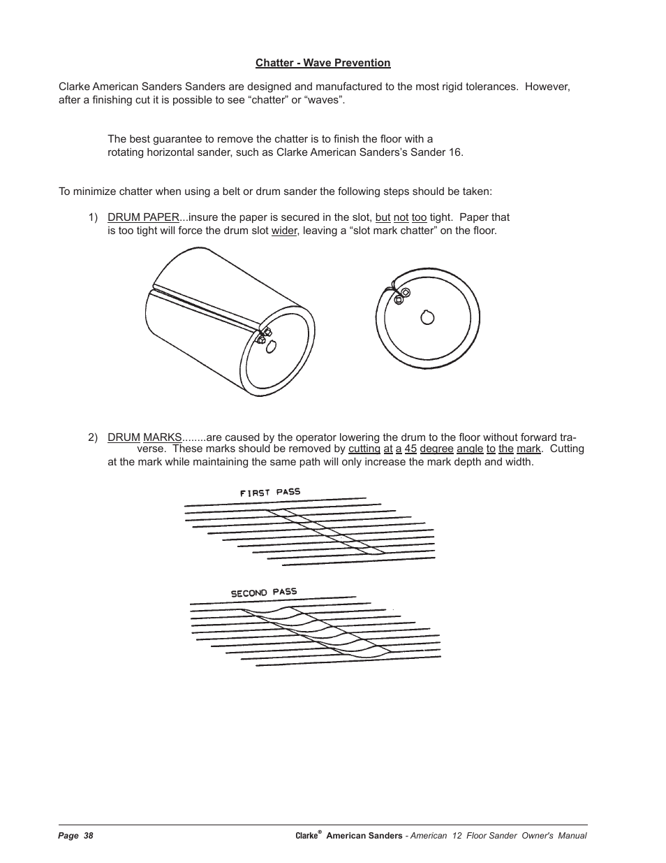 American Sanders American 12 Drum Sanders User Manual | Page 38 / 40