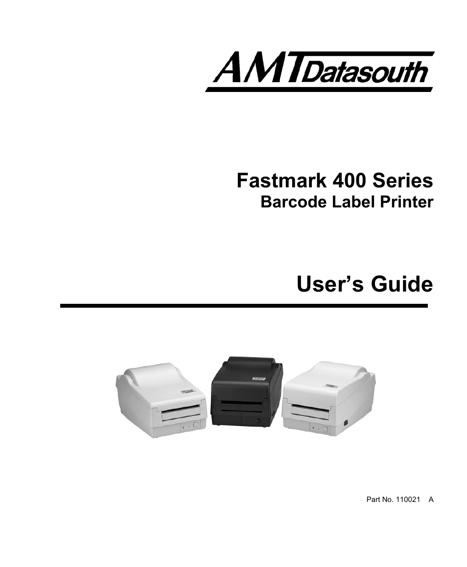 AMT Datasouth Fastmark 400 User Manual | 76 pages