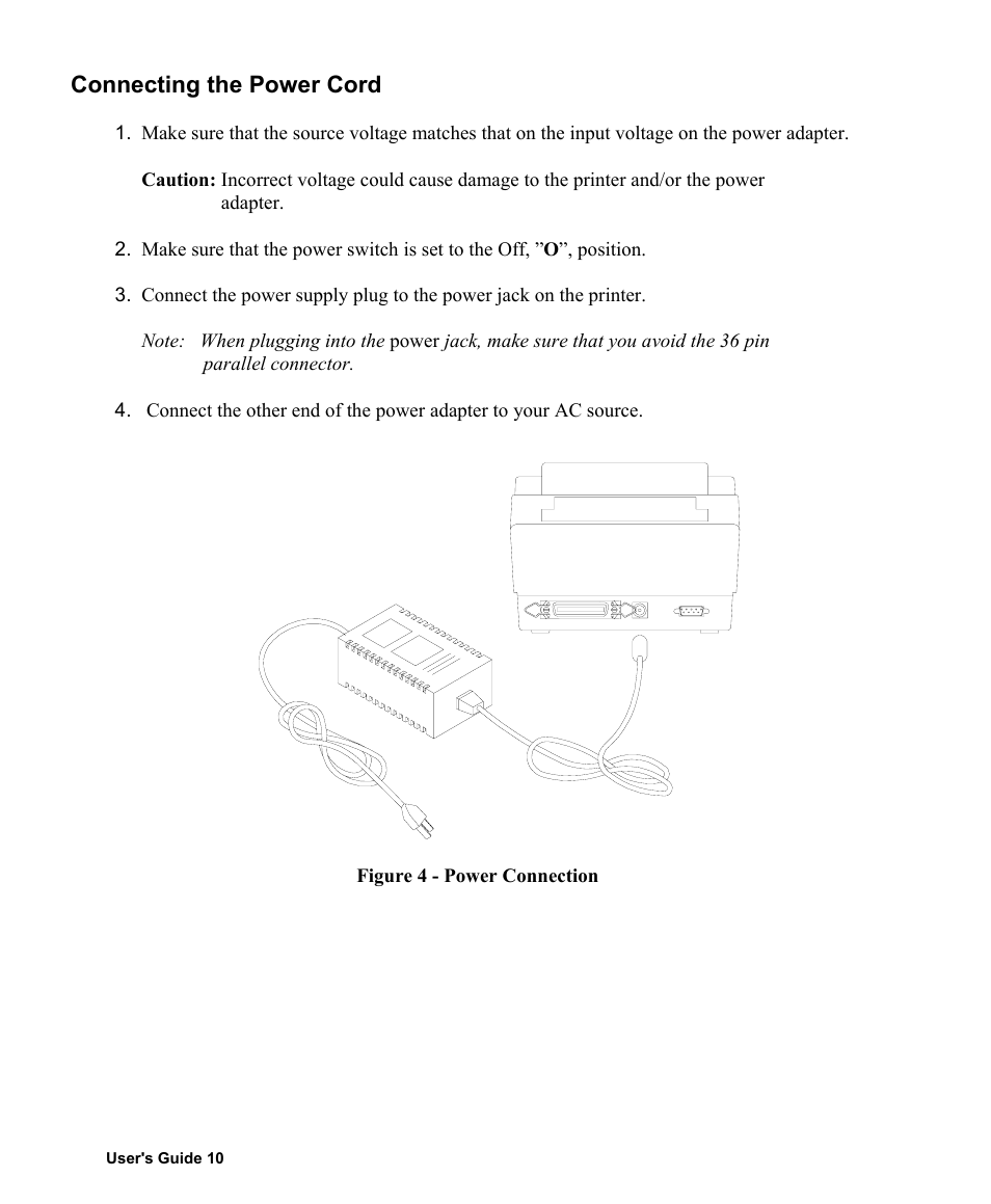 Connecting the power cord | AMT Datasouth Fastmark 400 User Manual | Page 11 / 76