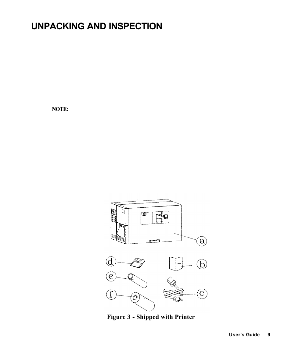 Unpacking and inspection | AMT Datasouth Fastmark 4000 User Manual | Page 10 / 114