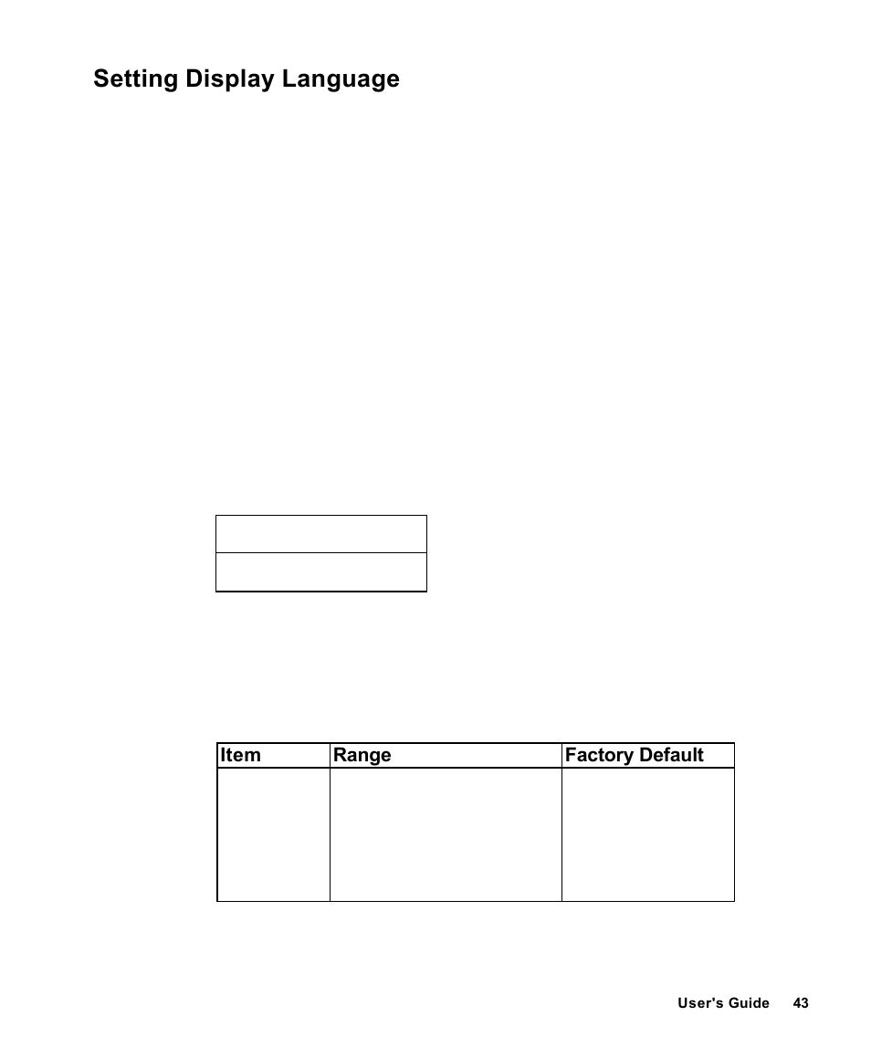 Setting display language | AMT Datasouth Fastmark 4000 User Manual | Page 44 / 114