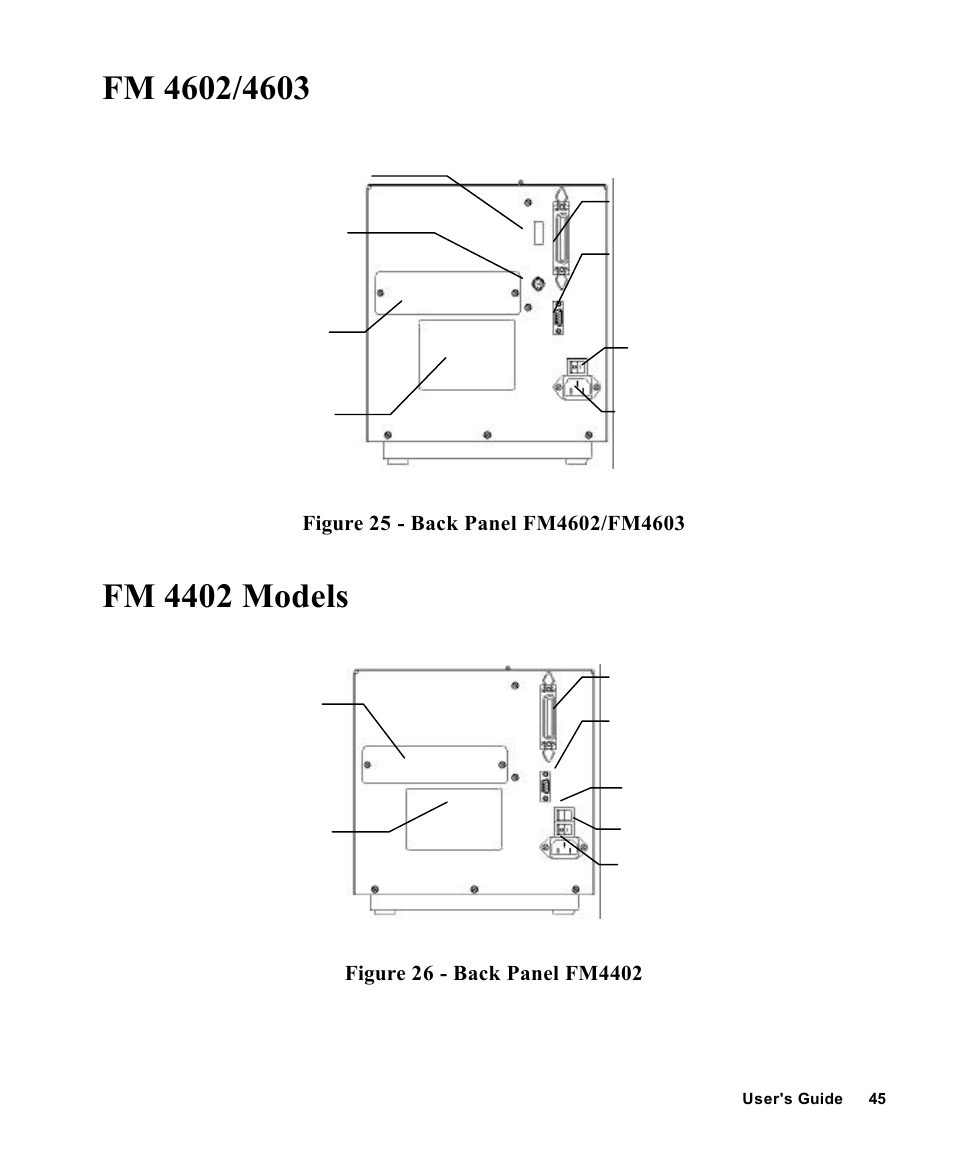 Fm 4402 models | AMT Datasouth Fastmark 4000 User Manual | Page 46 / 114