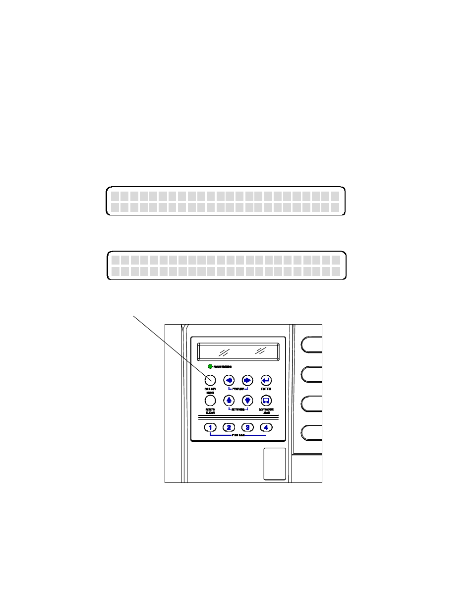 2 placing the printer on and off line | AMT Datasouth Journey II User Manual | Page 35 / 126