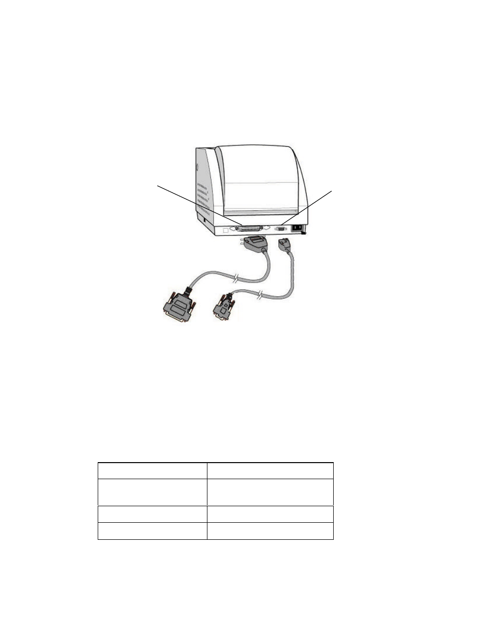 Connecting the printer to your host | AMT Datasouth Fastmark 600 User Manual | Page 18 / 89