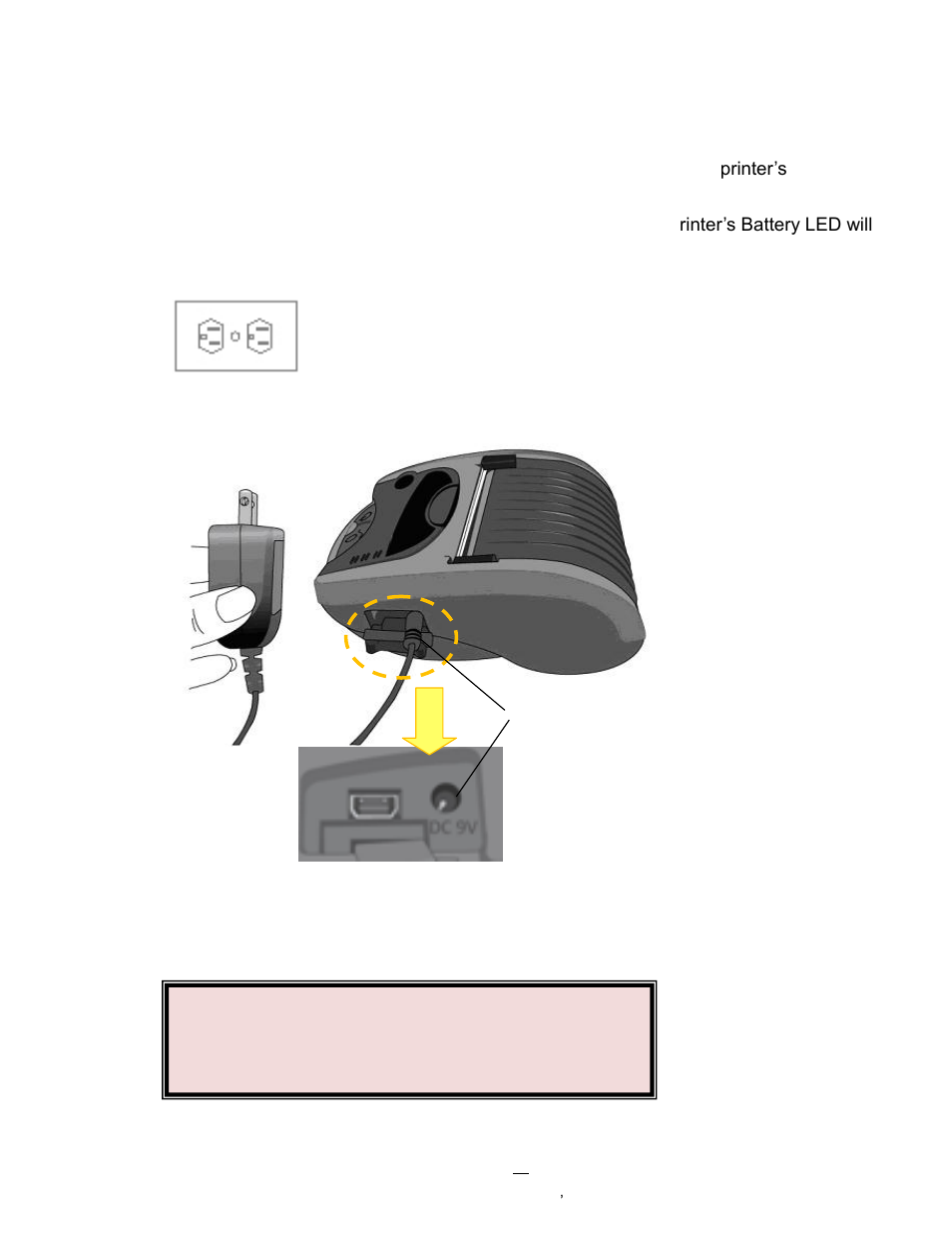 Charging the battery | AMT Datasouth Fastmark PT-1 User Manual | Page 11 / 32