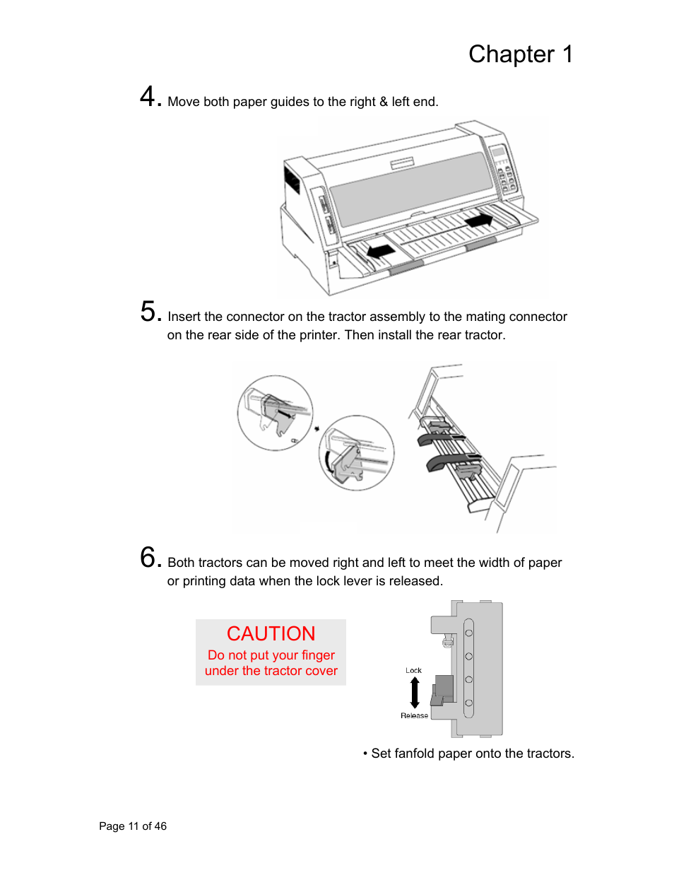 Caution, Chapter 1 | AMT Datasouth Accel 7350 User Manual | Page 12 / 47
