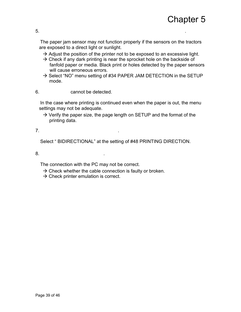 Chapter 5 | AMT Datasouth Accel 7350 User Manual | Page 40 / 47