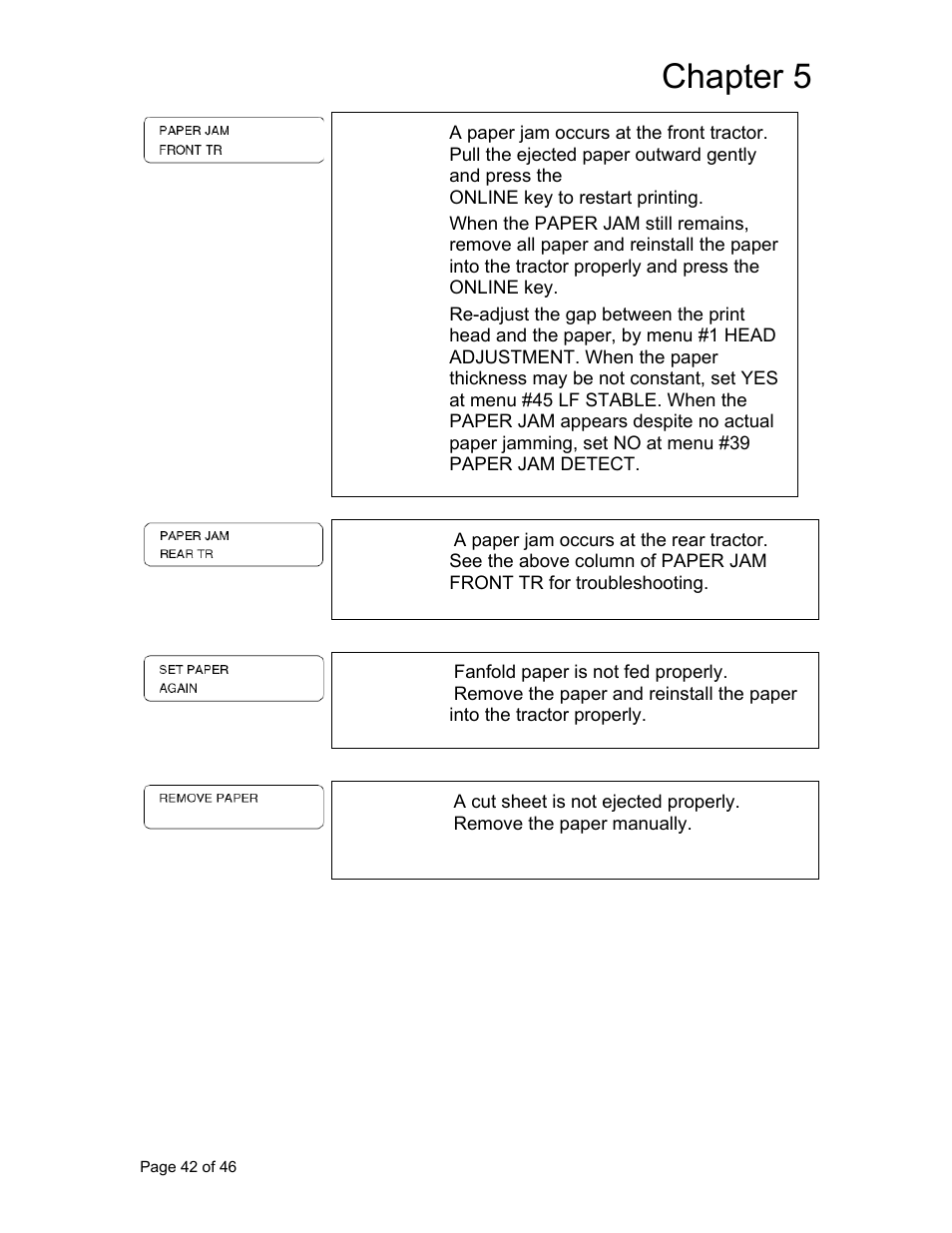 Chapter 5 | AMT Datasouth Accel 7350 User Manual | Page 43 / 47