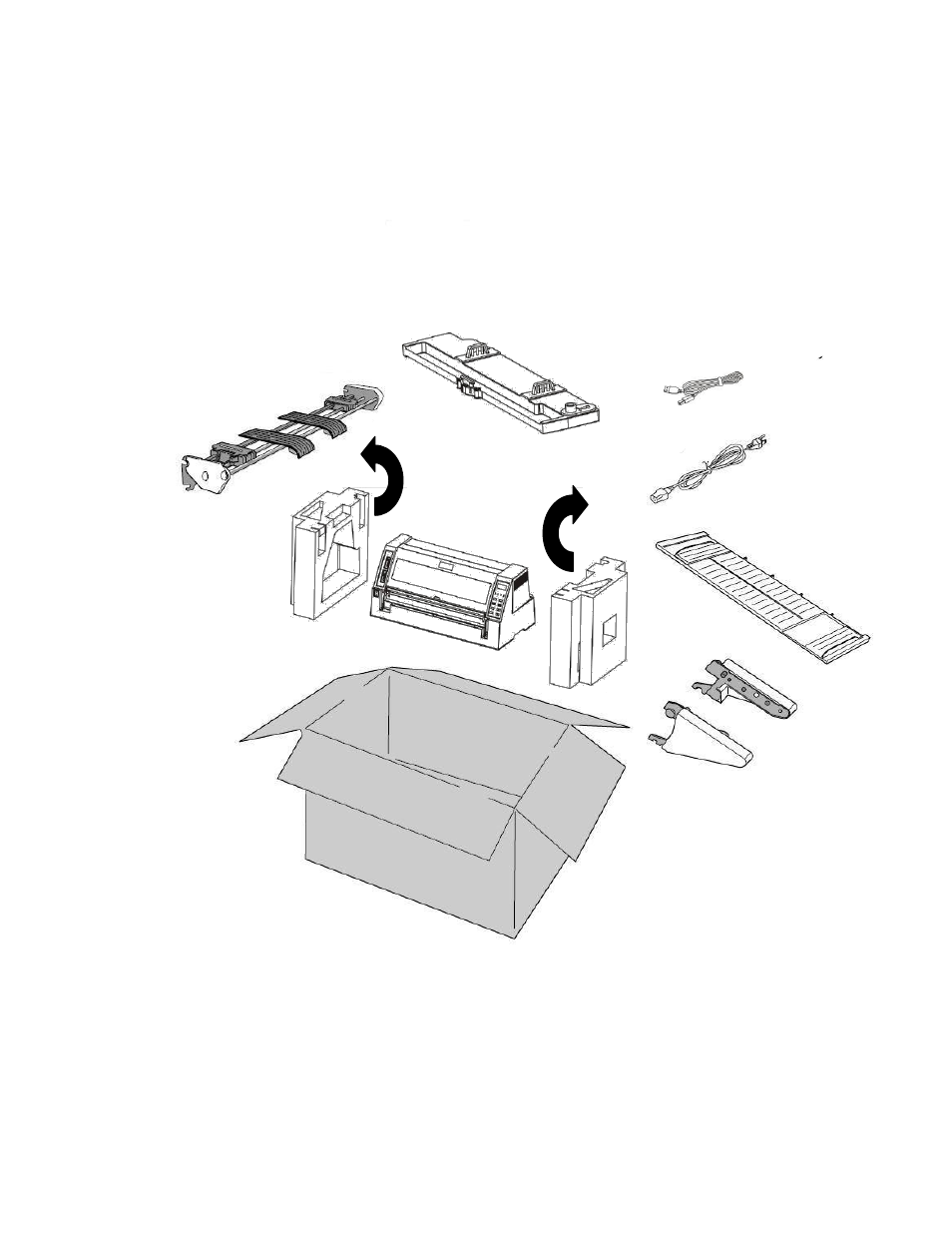 Installation, Unpacking the printer | AMT Datasouth Accel 7450 User Manual | Page 5 / 45