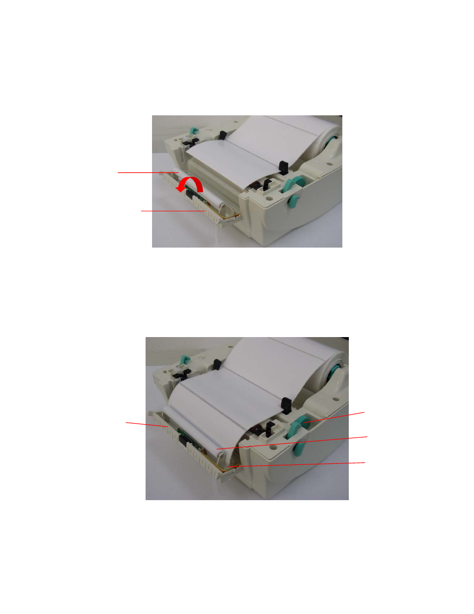 4 loading labels for peel-off mode (option) | AMT Datasouth M5DT Plus User Manual | Page 11 / 40